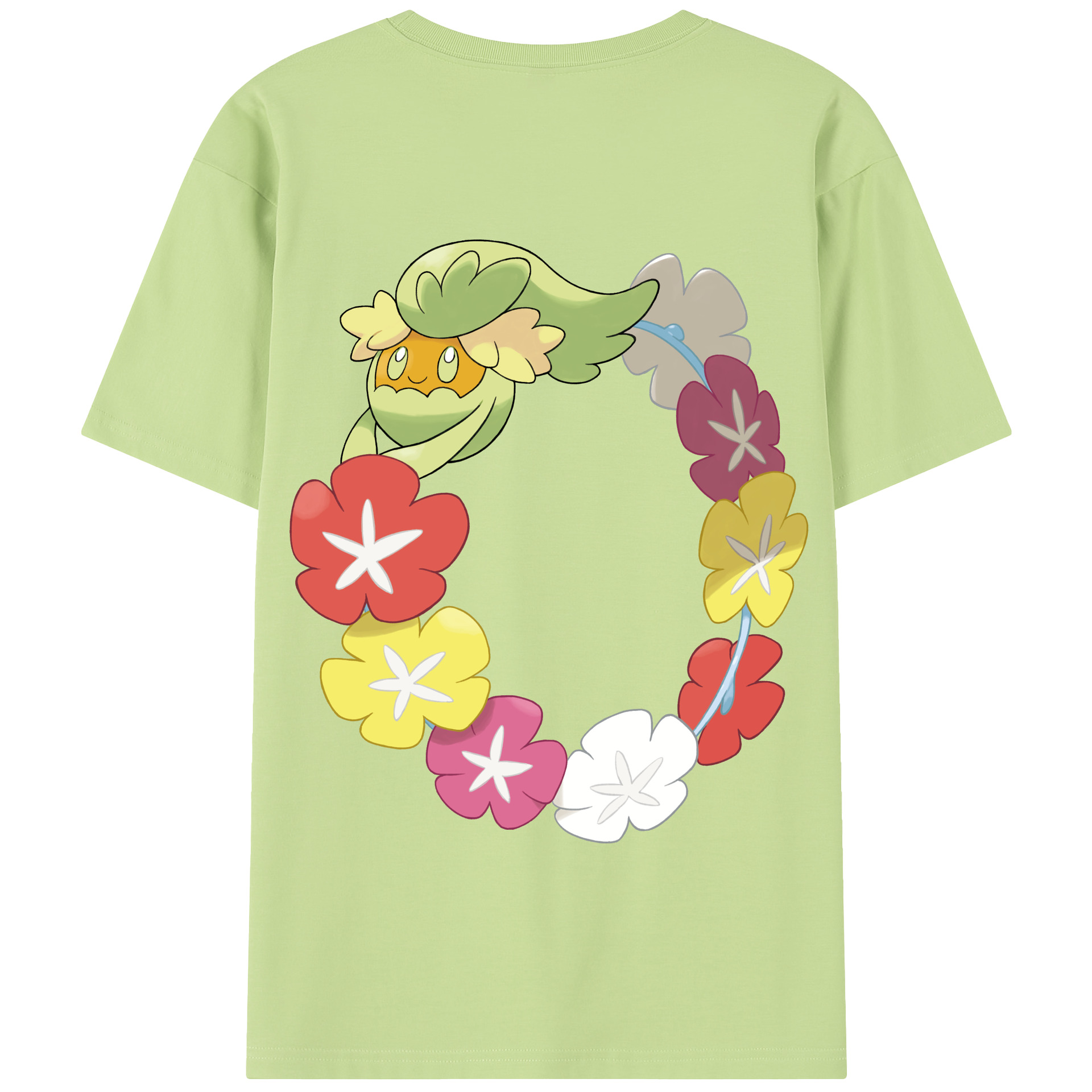 （画像用） ポケットモンスター Pokémon 綿100％半袖Tシャツ（背面プリント）